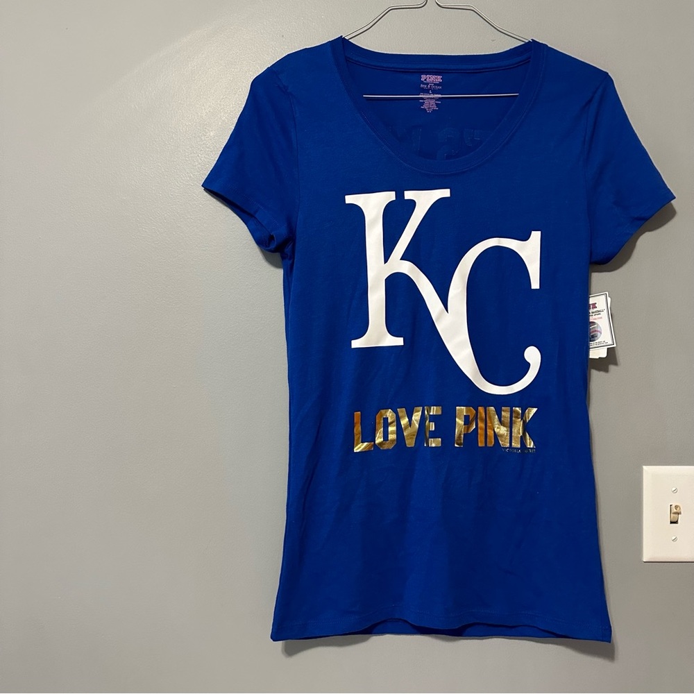 VS Pink MLB KC Royals Womens Tee